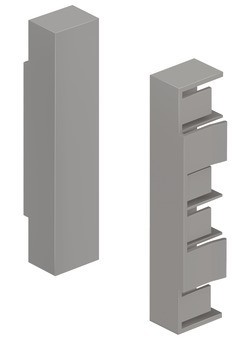 Kryt, Blum Merivobox, pro držák dřevěného zadního panelu, pro výsuv pod dřez, zadní panel systémové výšky M na bočnice zásuvky systémové výšky E