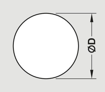 Krytka, Pro odpadkové koše, kulaté
