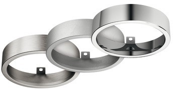 Krytka pro zespoda montované svítidlo, pro Häfele Loox, vrtaný otvor ⌀ 55 mm