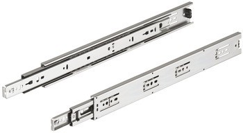 Kuličkové výsuvy, Plnovýsuv, Accuride 3832, nosnost do 50 kg, ocel, stranová montáž