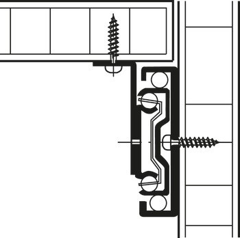 Kuličkové výsuvy, Plnovýsuv, Accuride 3832, nosnost do 50 kg, ocel, stranová montáž