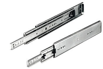 Kuličkové výsuvy, plnovýsuv, nosnost až 325 kg, ocel, montáž na bok nebo povrchová montáž