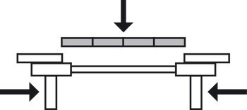 Kuličkové výsuvy, Pro 4 vkládací desky, pro stoly s rámovou konstrukcí a bez ní