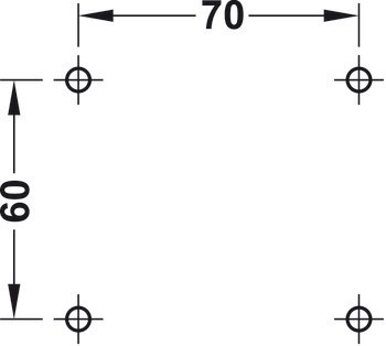 Kyvný pružinový závěs, Dorma Glas, pro kyvný pružinový závěs, stěna ke sklu