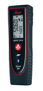 Laserové měřítko, Leica DISTO™D110, měří délku a plochu do 60 m, s přesností 1,5 mm, Bluetooth®