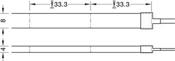 LED1163 24V/9,6W/m ww/CRI90/1m L5