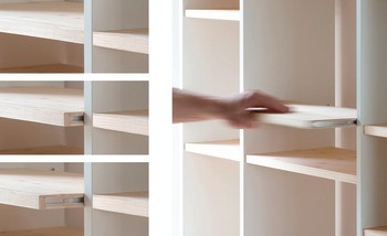 Lišta s rybinovou drážkou, Rybinový spoj pro skrytou montáž, hliník