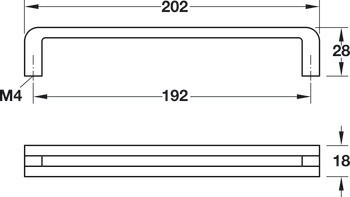 Madlo, Häfele Déco H1310, zinková slitina