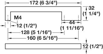 Madlo, Häfele Déco H1380, zinková slitina