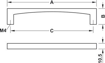Madlo, Häfele Déco, zinková slitina