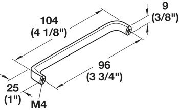 Madlo, Häfele Déco, zinková slitina