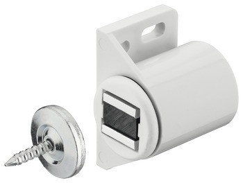 Magnetická záskočka, přídržná síla 3,0–4,0 kg, k přišroubování, kulatá