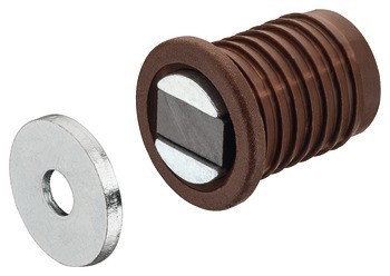 Magnetická záskočka, přídržná síla 4,5 kg, pro otvor 14 mm