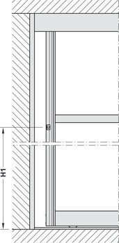 Manuální zamykací systém, Pro Häfele Slido R-Aluflex 80A