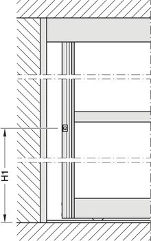 Manuální zamykací systém, Pro Häfele Slido R-Aluflex 80A