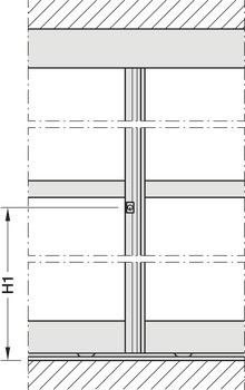 Manuální zamykací systém, Pro Häfele Slido R-Aluflex 80A