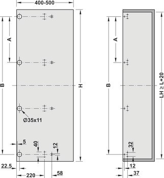 Mechanismus otevírání dveří, Swingfront 17 FB, pro dřevěné dveře