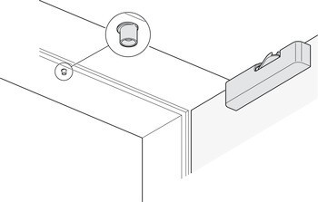 Mechanismus tlumeného dotahu pro dveře, DDA 140/240, pro otočné dřevěné a skleněné dveře v interiéru