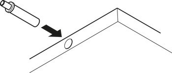 Mechanismus tlumeného zavírání pro dveře, k nasunutí do těla adaptéru nebo vrtaného otvoru