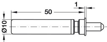 Mechanismus tlumeného zavírání pro dveře, Smove, pro montáž do bočních panelů naproti straně závěsů