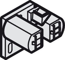 Mechanismus tlumeného zavírání, pro Hawa Combino