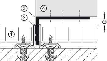 Montážní konzole, K zavěšení do malých skříněk