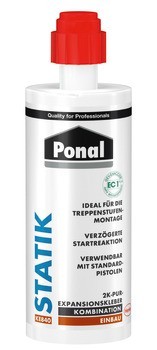 Montážní lepidlo, Dvousložkové expanzní PUR lepidlo, Ponal Statik