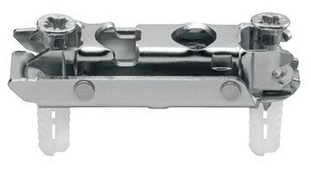 Montážní podložka, Ocel, k přišroubování předmontovanými speciálními šrouby a rozpěrnými hmoždinkami