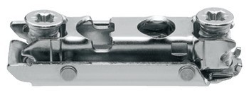 Montážní podložka, ocel, k přišroubování s předmontovanými eurošrouby