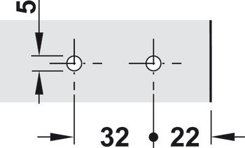 Montážní podložka, zinková slitina, k přišroubování předmontovanými speciálními šrouby a rozpěrnými hmoždinkami