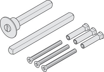 Montážní sada pro dlouhý štít, Pro FSB WC sady klik se čtyřhranem 8 mm a WC čtyřhranem 8 mm, model 05 0567 20803 0000