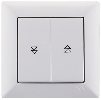 Motorový pohon roletky, S tlačítkovým spínačem