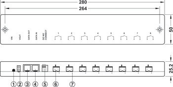 Multi-lock adaptér, MLA 8 pro relé, Dialock