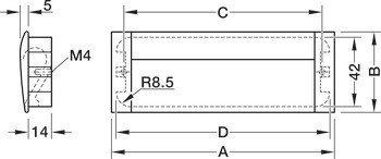 Mušle, Häfele Déco, nerez
