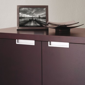 Mušle, hranatá, Häfele Déco, zinková slitina