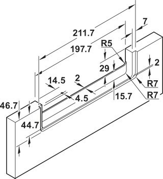 Mušle, Zinková slitina, se zadní podložkou