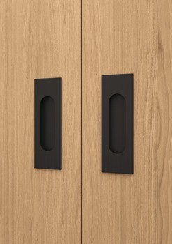 Mušle, nerez, hranatá vně, oválná uvnitř, Häfele Déco