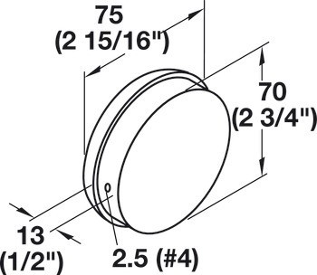 Mušle, Polyamid, kulatá