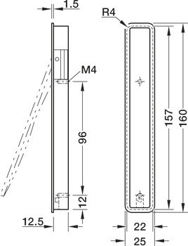 Mušle, Zinková slitina, s výklopem