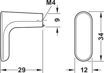 Nábytková knobka, Nábytková knobka, Trend, Häfele Déco, H2130