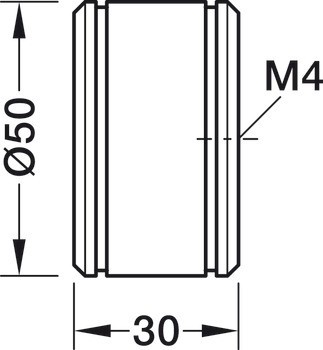 Nábytková knobka, Nábytková knobka, Trend, Häfele Déco, H2310