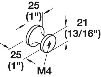 Nábytková knobka, Timeless