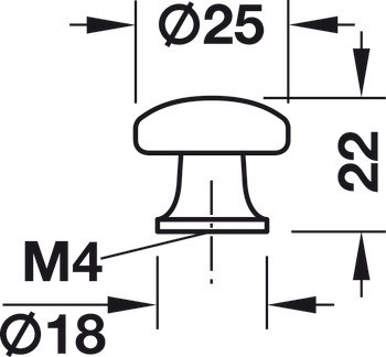 Nábytková knobka, Timeless