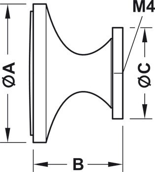 Nábytková knobka, Häfele Déco