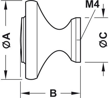 Nábytková knobka, Häfele Déco