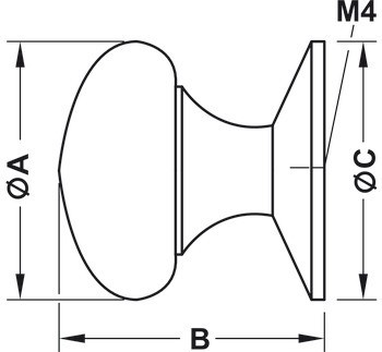 Nábytková knobka, Häfele Déco