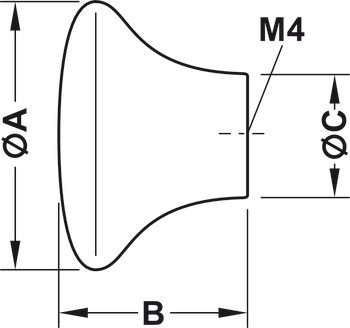 Nábytková knobka, Häfele Déco