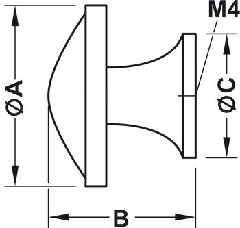 Nábytková knobka, Häfele Déco