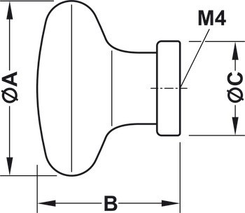 Nábytková knobka, Häfele Déco