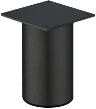 Nábytková noha, Nosnost: 70 kg, s deskou, bez nastavení výšky, hliník